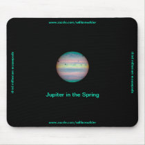 Jupiter in the Spring Mousepad mousepads