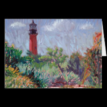 Jupiter Lighthouse note card cards