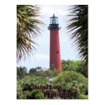Jupiter Lighthouse through the Palms Postcard
