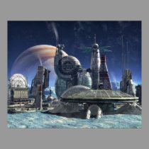 Jupiter moon colony posters