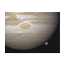 Jupiter occults Ganymede postcards by walgenn Jupiter occults Ganymede postcards