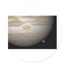 Jupiter occults Ganymede Sticker