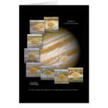 Jupiter Red Spot Hubble Telescope Photo Card