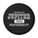 Jupiter University Dark Fridge Magnets