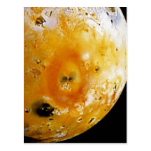 Jupiter's Moon Io Post Card