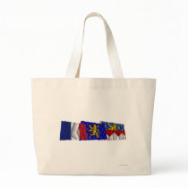 Jura, Franche-Comté & France flags Tote Bag