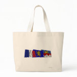 Jura, Franche-Comté & France flags bags