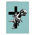 Jurassic Jesus Greeting Cards