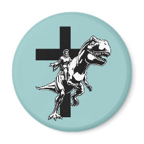 Jurassic Jesus Magnet