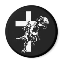 Jurassic Jesus Magnet