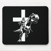 Jurassic Jesus Mouse Pads