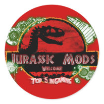 Jurassic Mods Stickers
