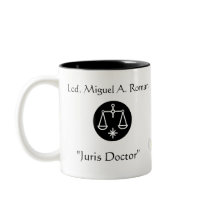 "Juris Doctor"Thanks-Customize mugs