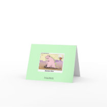 Jurrasic Pork Hilarious Cartoon Note Card cards