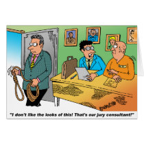 Jury Consultant Holding A Noose cards