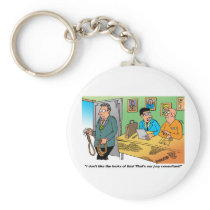 Jury Consultant Holding A Noose Keychains
