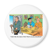Jury Consultant Holding A Noose Magnet