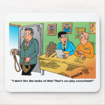 Jury Consultant Holding A Noose mousepads by lawyer_gifts Jury Consultant Holding A Noose mousepads