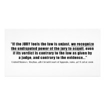 Jury Nullification United States v. Moylan 1969 Custom Photo Card