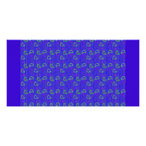 Just 4 Fun Pattern Photo Greeting Card