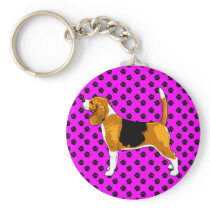 Just a Beagle Keychain