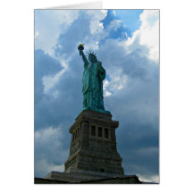 Just a beautiful picture of the Statue of Liberty Greeting Cards