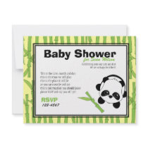 Just a Bit of Bamboo Personalized Invites
