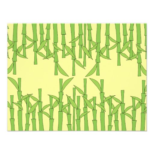 Just a Bit of Bamboo Personalized Invites