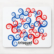 Just-a-Bunch-Of-Trisquels mousepad mousepads