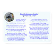 Just A Common Soldier 16" x 11" posters