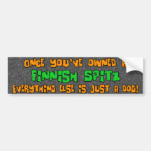 Just a Dog Finnish Spitz Bumper Sticker