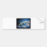 Just a flower – White flower 004 Bumper Stickers
