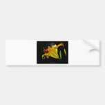 Just a flower – Yellow lily flower 016 Bumper Stickers