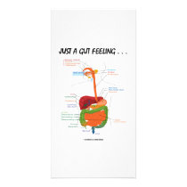 Just A Gut Feeling... (Digestive System Humor) photo cards by wordsunwords Just A Gut Feeling... (Digestive System Humor) photo cards