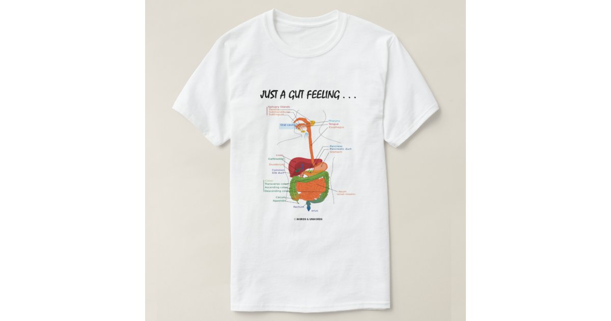 digestive system on t shirt