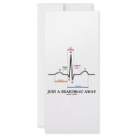 Just A Heartbeat Away (EKG/ECG) Custom Rack Cards