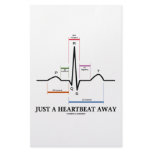 Just A Heartbeat Away (EKG/ECG) Personalized Stationery