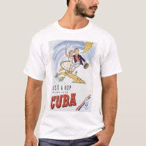 just a hop, cuba t-shirts