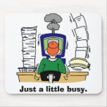 Just a little busy. mouse pads