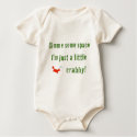 Just A Little Crabby! Organic Onesie/Creeper t-shirts