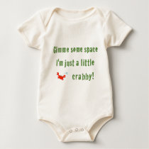 Just A Little Crabby! Organic Onesie/Creeper t-shirts