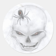 Just_a_little_evil_by_Ravenna Round Sticker