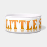 Just a little snack food bowl dog water bowl