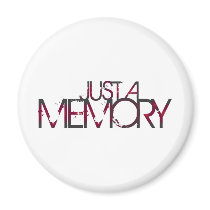 Just A Memory Logo Magnets