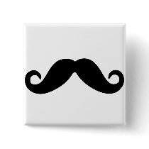 just a mustache button