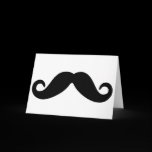 just a mustache card