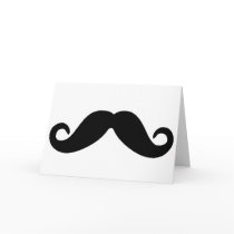 just a mustache card