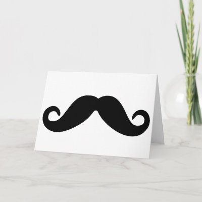 Mustache Card