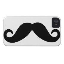Just a Mustache iPhone 4 Cases
