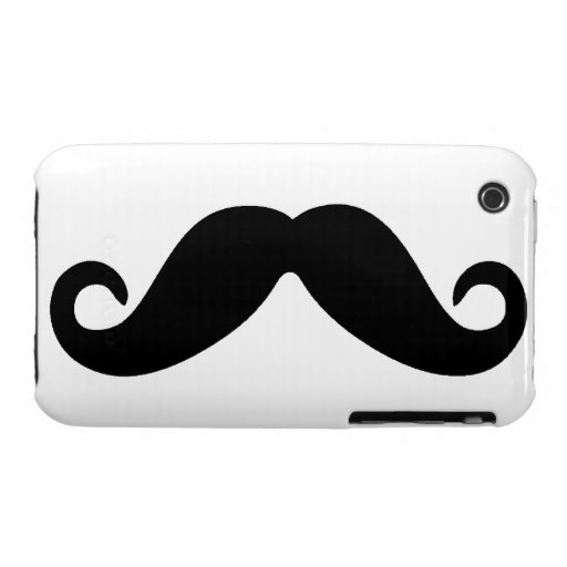 Just A Mustache iPhone case iPhone 3 Case